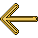 arrows,multimedia option,back,direction,directional,left arrow,previous